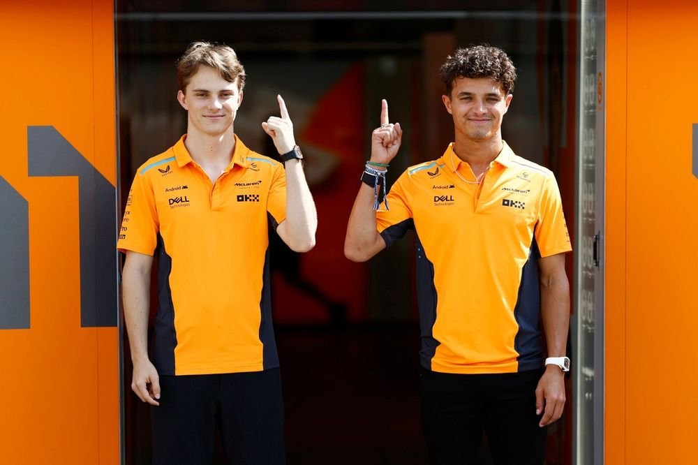 F1BigData's tweet photo. 🚨WINS IN F1

Oscar Piastri: 5
Lando Norris: 5 https://t.co/kM6XQxFi05