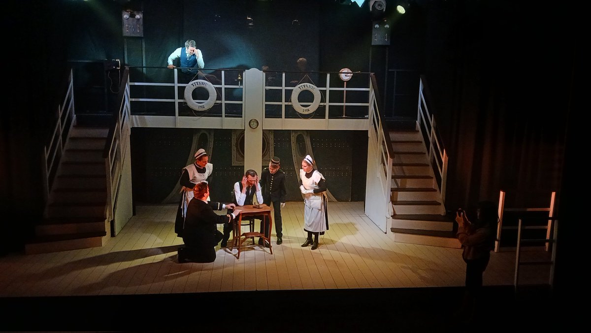 pythag_mjw's tweet image. So that's another show over - Titanic the Musical. Thoroughly enjoyed it and I hope my lighting did the performances justice.