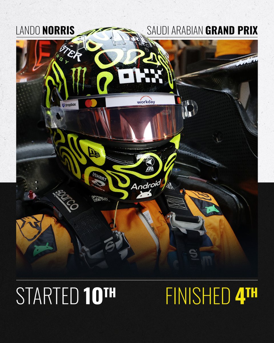 Lando is our DOTD

#SaudiArabianGP