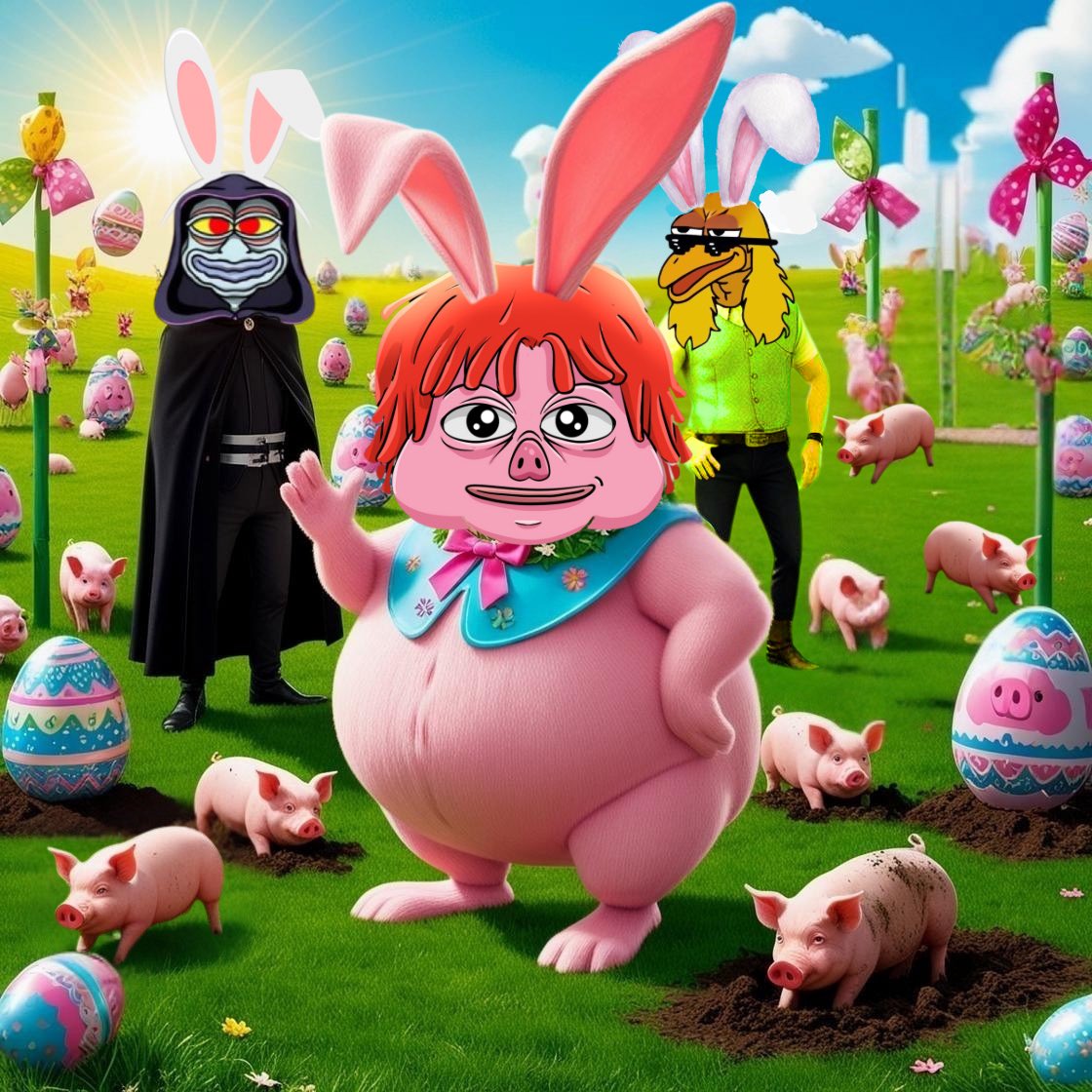 Fofar_Eth's tweet photo. Happy Easter from $FOFAR and friends! You never know what the Easter Eggs 🥚 might have in store for the FOFAM!

Featuring $BDOG (@Bird_DogERC) and $DORK (@DorkLord0x666) https://t.co/x0WfGBGLQl