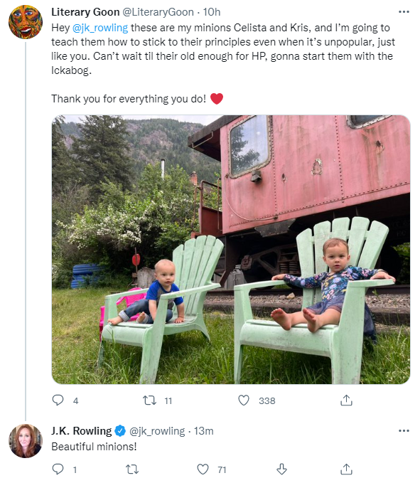 AidanCTweets's tweet photo. Hi @runthinkwrite, you don't recall @jk_rowling sending a positive reply to a male "gender critical" ally who had previously said he would set "people who believe in gender ideology" on fire and piss on them as they died? Sawing their heads off? Doesn't ring a bell? https://t.co/dIloIMgKOZ