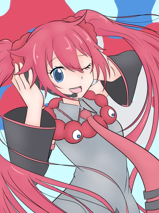 ミャクミク様『初音ミク』#イラスト#初音ミク#ミャクミャク 