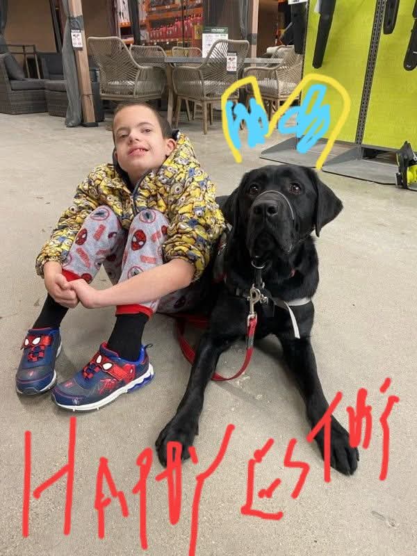 Happy Easter Everyone,  
 VER'BEAR SAYS ROOF ROOF  ! 
  AUTISM DOG SERVICES 🐕 
  ~ KEEGSTER