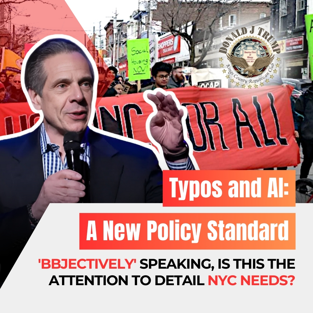 DJTNYCLUB's tweet image. Cuomo's housing plan, marred by typos and AI citations, has sparked debate about the role of technology in policymaking and the importance of thorough review processes.

#RealPlansNotChatbots #CuomoGPT #PolicyFailure #ChatGPTOverload #HousingRights #CuomoComebackOrCrash