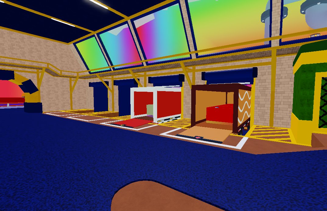 thebensterRBLX's tweet image. Another weekend, another teaser! One of the new areas in the factory will be the Loading Bay. Semi-trucks will roll in with batter and cakes to use in the factory. Ride a forklift to collect and process the batter in the factory. Check this out! #Roblox #RobloxDev