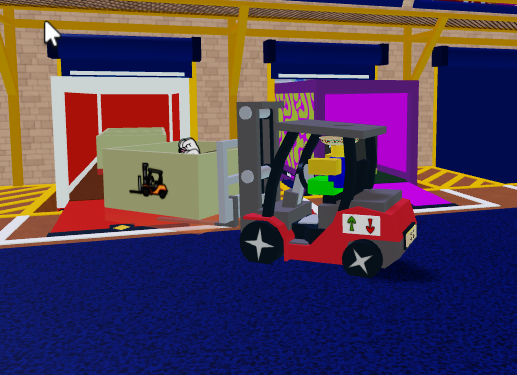 thebensterRBLX's tweet image. Another weekend, another teaser! One of the new areas in the factory will be the Loading Bay. Semi-trucks will roll in with batter and cakes to use in the factory. Ride a forklift to collect and process the batter in the factory. Check this out! #Roblox #RobloxDev