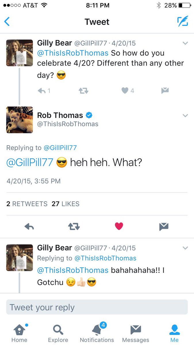 😂 <a href="/ThisIsRobThomas/">Rob Thomas</a> 
10 years ago today….
😎