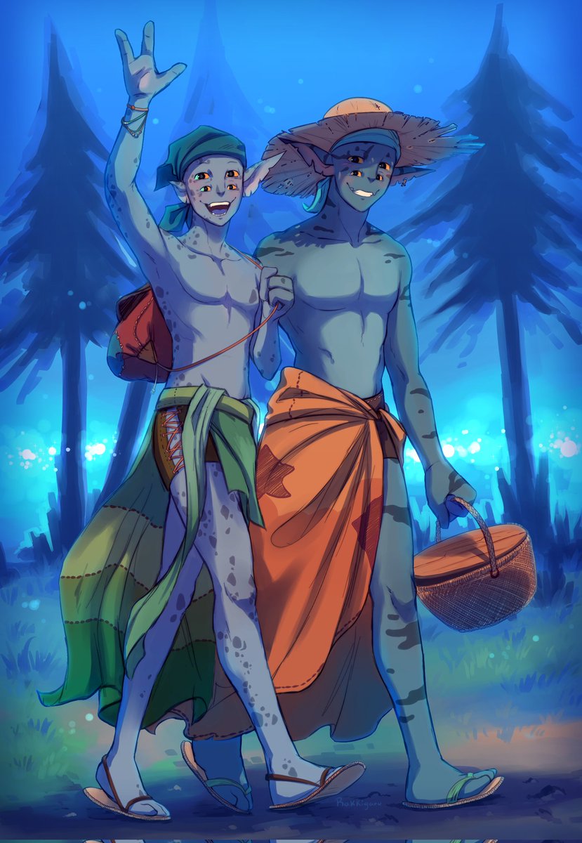 Rakkigaru's tweet photo. One last drawing to say goodbye to digital art for a while
I will miss it, but I'm sure this break will do me some good <3

OCs Kyan (centaurra) and Dreika (me)

#RakkiArt https://t.co/EPGO1bQDjK