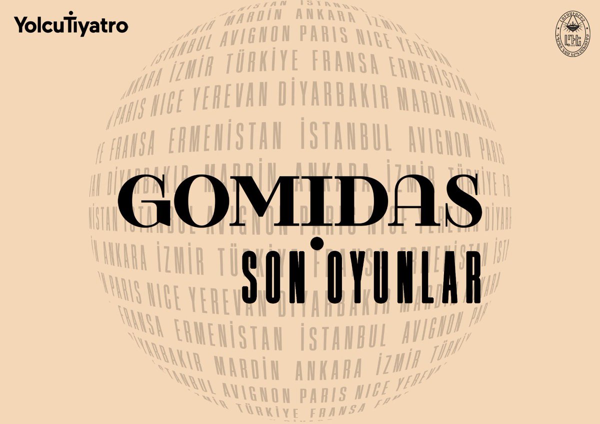 yolcutiyatro's tweet photo. GOMİDAS - Son Oyunlar
Gomidas, Ankara ve İstanbul'da oynayacağı son 3 oyunla sahnelere veda ediyor
🎟️ Biletler: https://t.co/69dPN1xG3G
#Gomidas #GomidasVartabed #Tiyatro #Müzik https://t.co/yLE7t0Gxgf