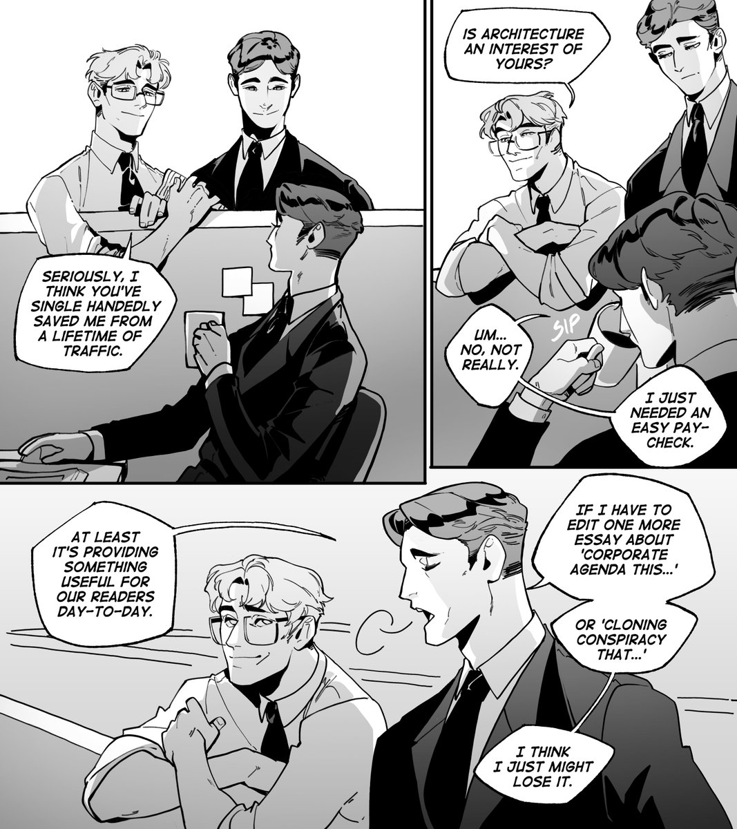 ZeSketches's tweet image. Second update to the newest slice of life story since Stress Relief (AzuraxWalker) will be taking a turn for the spicy. 🔥