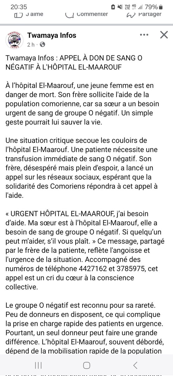 NatidjaNdjema's tweet photo. Allez sauver une vie, vous qui êtes au pays! Surtout partagez l'infos!!! https://t.co/1J0Sic57vR