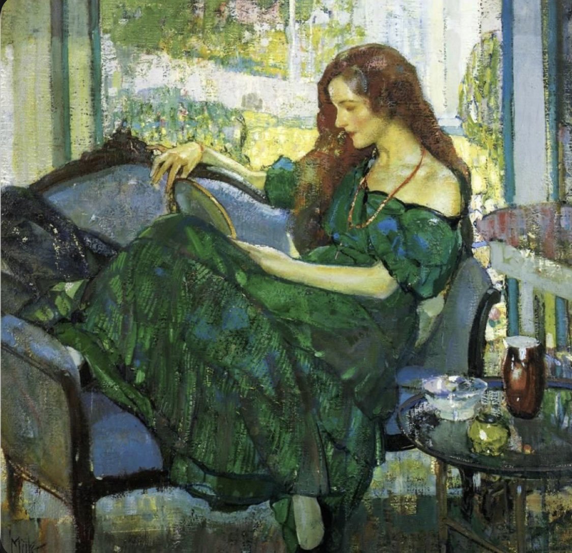 Edward Miller, Miss V. in Green (c 1930)