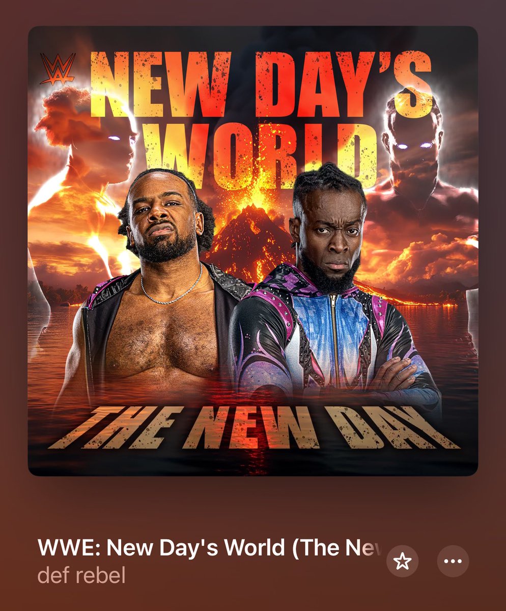 I recorded <a href="/MegaRan/">Mega Ran</a>’s song “New Day’s World” that was played last night on WWE’s Wrestlemania! It’s the Tag Team Champions’ entry music now.

No big deal. 😹