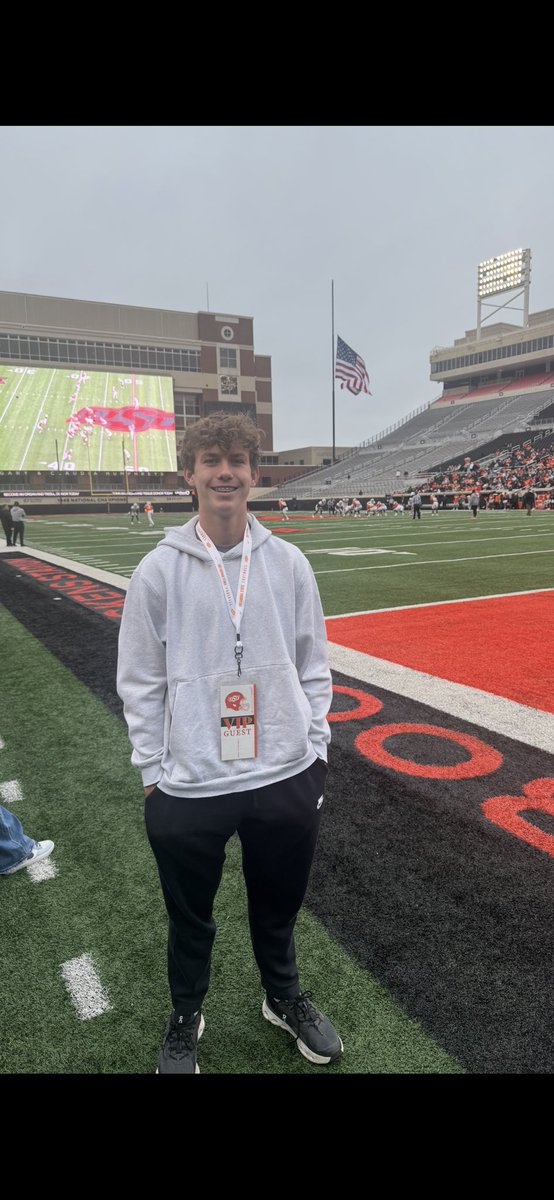 Really enjoyed the <a href="/CowboyFB/">OSU Cowboy Football</a> Spring Game. Thank you <a href="/KWright_7/">Kenyatta Wright</a>