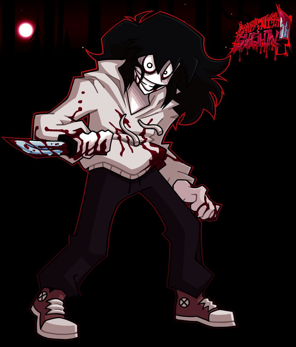 FJ3967's tweet photo. Here's the new official design of Jeff the killer for @SaturdaySlashin !
#fnfmod #fridaynightfunkin #creepypasta https://t.co/zuy0Xnp7aH