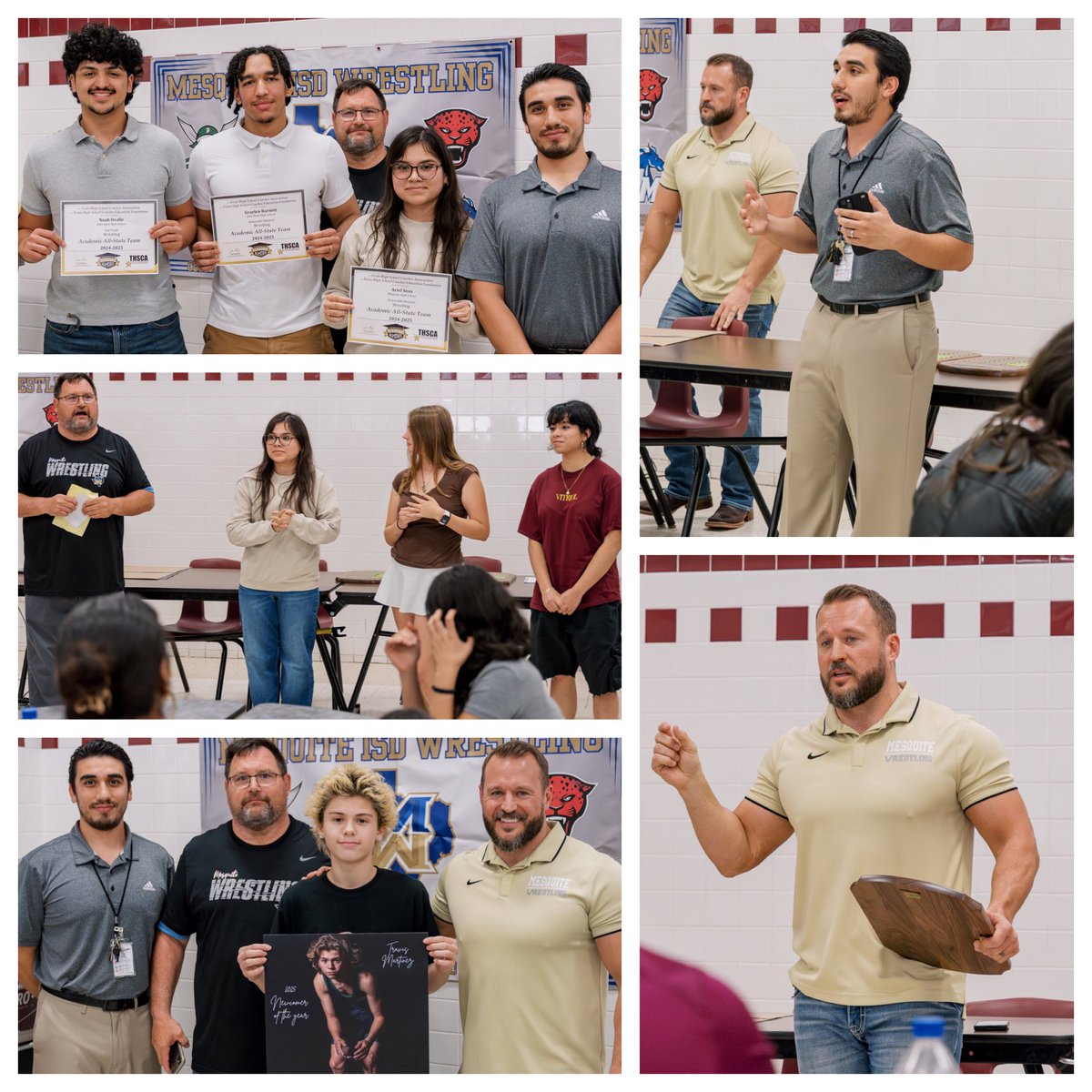 It was great honoring our wrestlers for their accomplishments this season. Proud of all of their continual hard work and dedication.