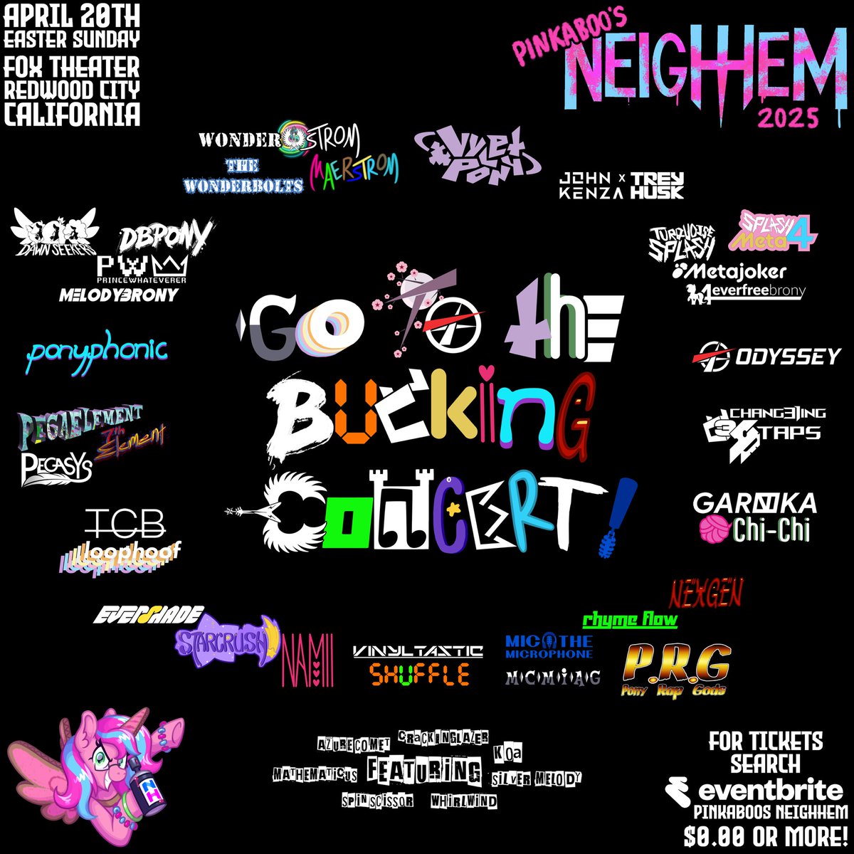 NeighhemF's tweet photo. TODA’S THE BIG DAY

For all y'all in the bay area this weekend,
a reminder to GO TO THE BUCKING CONCERT! https://t.co/EjkQE5kl86