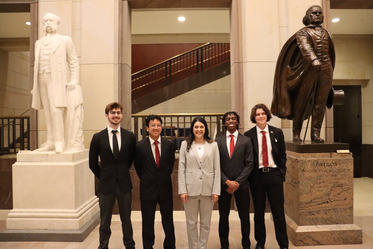 FrancisTuttle's tweet photo. A group of students from our Computer Science Academy took their app building skills to Washington D.C. last week!
These students earned a trip to participate in the #HouseofCode event at the U.S. Capitol in the Congressional App Challenge last fall. The app, VoiceIT, allows users to sign, post, and share petitions in a user-friendly and quick manner.
Read more on our blog: