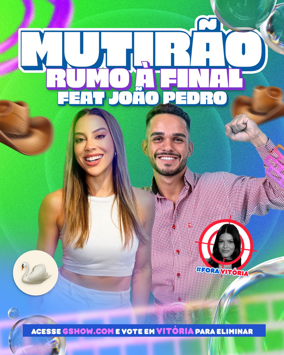renatasaldanhap's tweet photo. 🦢MEGA MUTIRÃO FEAT. @joaopedrogemim INICIADO🦢

📥 A cada 10 votos, deposite um EMOJI aqui.
⏰ ENCERRA ÀS 23:00H!
🚨 O voto é pra SAIR, portanto votem na VITÓRIA!

🎯 META: 100.000 RESPOSTAS.

📲 VOTO TORCIDA: https://t.co/Gz4SY6GTAC

📲 VOTO ÚNICO: https://t.co/9ldNavHlfL https://t.co/fw6WtaHD8u