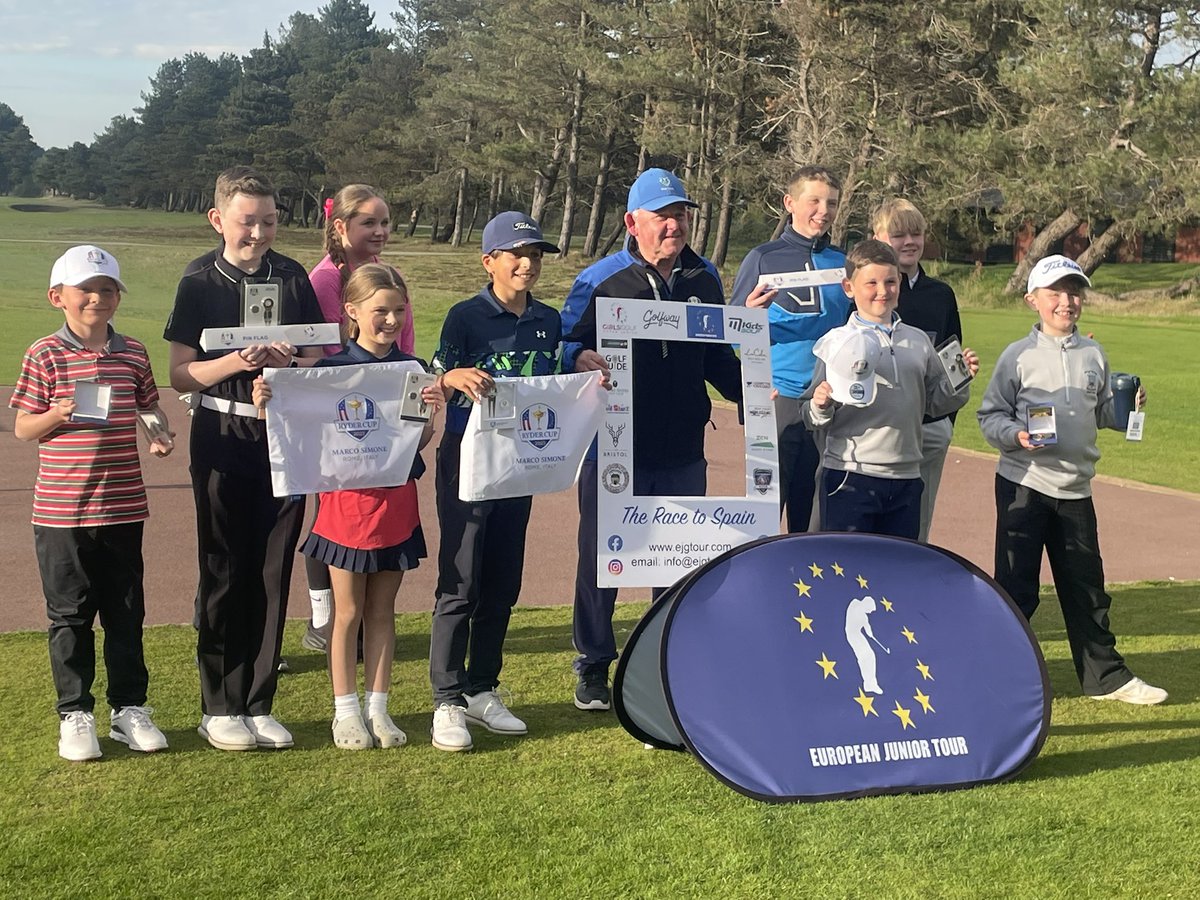 Gorgeous days golf <a href="/FormbyLadiesGC/">Formby Ladies Golf Club</a>  who hosted the European Junior Golf Tour today. Thanks <a href="/rogershutt/">start playing golf</a> for organising! Made up with a win too!