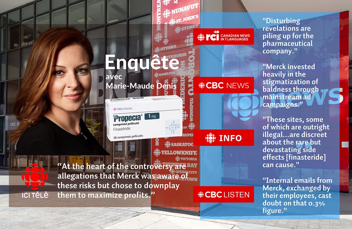 Canadian Broadcasting Corp. Spreads Finasteride-Safety Investigation Across TV, Radio and Print Platforms #PostFinasterideSyndrome rb.gy/xs8uhk
