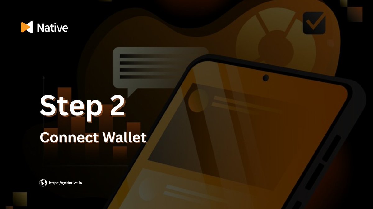 KannzyBaba's tweet photo. 3. Step 2: Connect Your Wallet
Click on "Connect Wallet" and select your preferred wallet provider.
Follow the prompts to authorize the connection.
Your wallet is now linked to Native's dApp.
#DeFiTutorial https://t.co/XwUt5GahVs