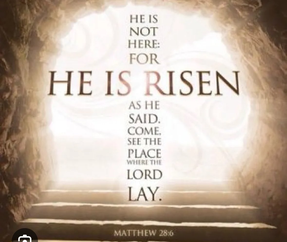 Happy Easter Hawk Family. He is Risen. Our sins are forgiven, because of his sacrifice.