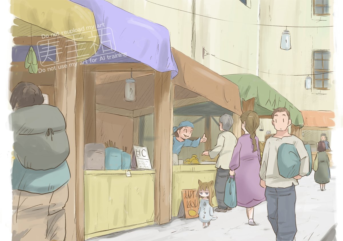 「物語の中のかわいそうなねこ 」|寿 圭祐🇫🇷フランスの漫画家のイラスト