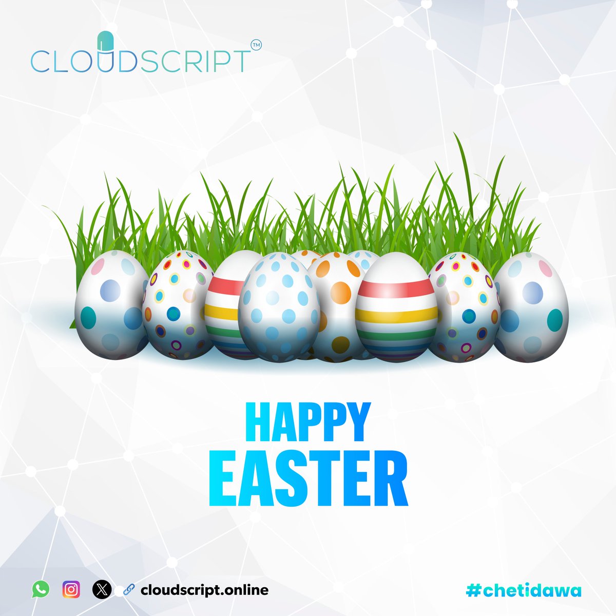CloudScript1's tweet image. Wishing you and your loved ones a joyful #Easter!
#HappyEaster2025