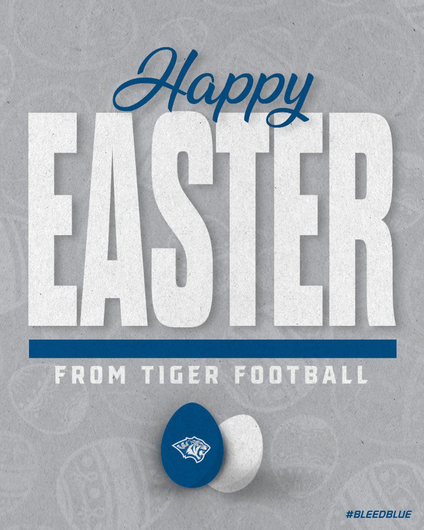 Happy Easter from all of us at DWU Football! We hope you’re enjoying time with your loved ones. #BleedBlue