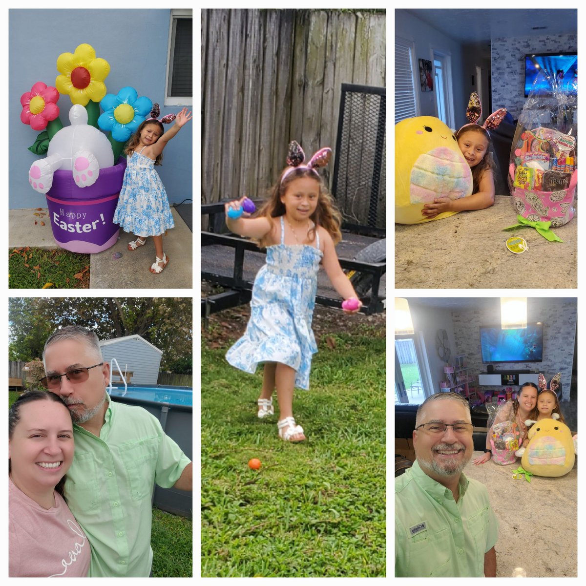 6daneA7's tweet photo. Happy Easter girls. Dada loves you ❤️ https://t.co/6G88TzyKjl