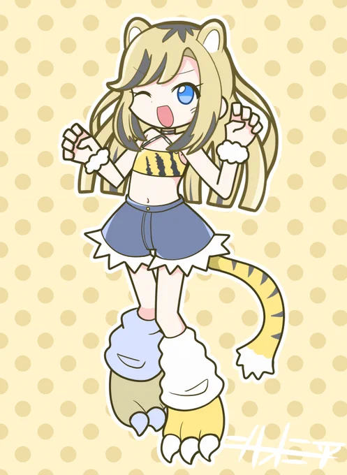 ユリコタイガーさん() 虎のコスプレをしてもらいました。