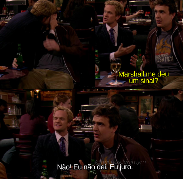 trechosdehimym's tweet photo. (how i met your mother) https://t.co/O6zPFCix34