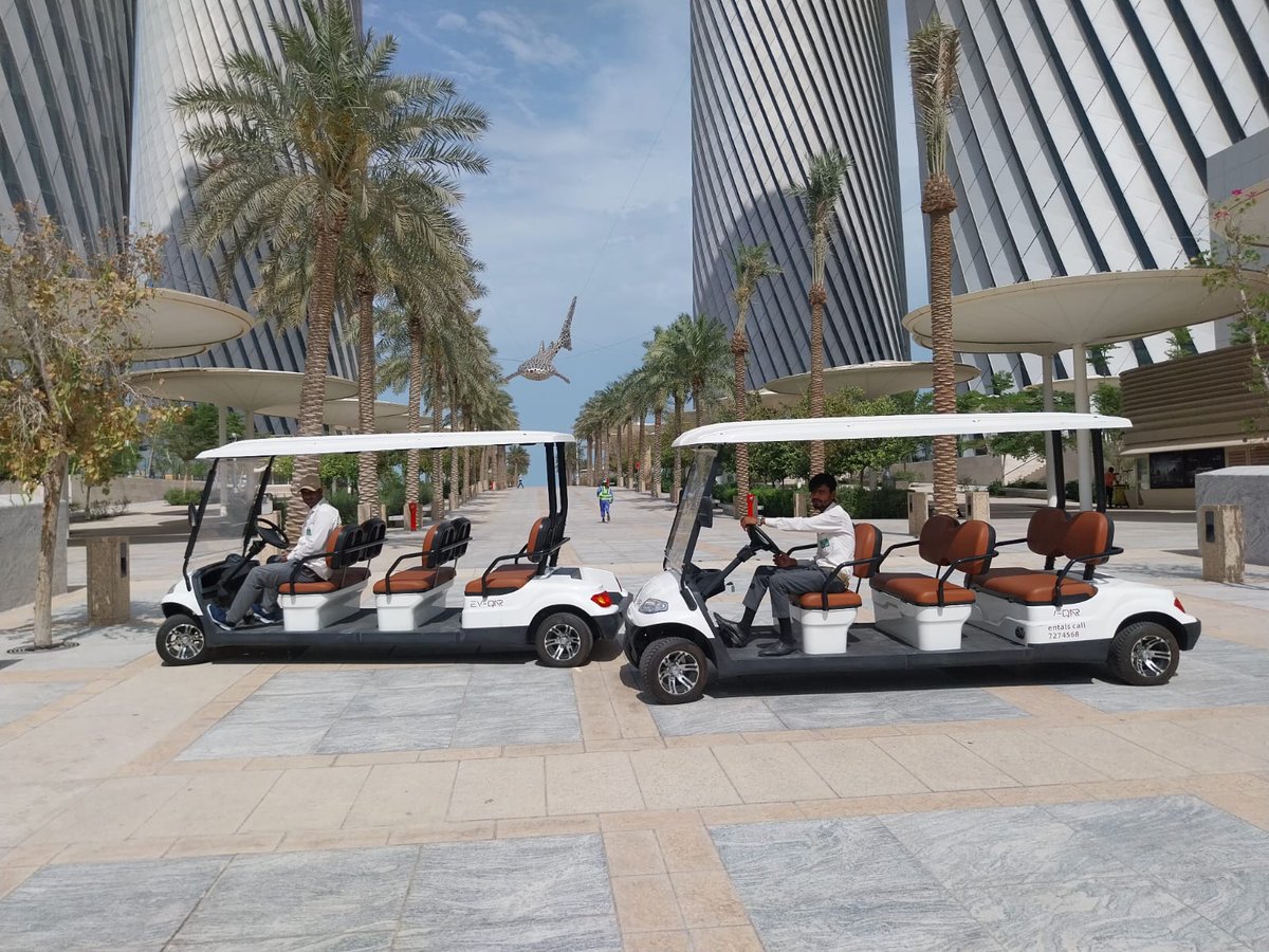 mbgroup7's tweet photo. QD-SBG Event @Lusail Boulevard  managed by MBG Group for VIP entourage sit tour using Golf carts on 220 April 2025. Clubcar rentals for Qatar @rentagolfcar Whatsapp +97477274568 https://t.co/gzBry2FFVa