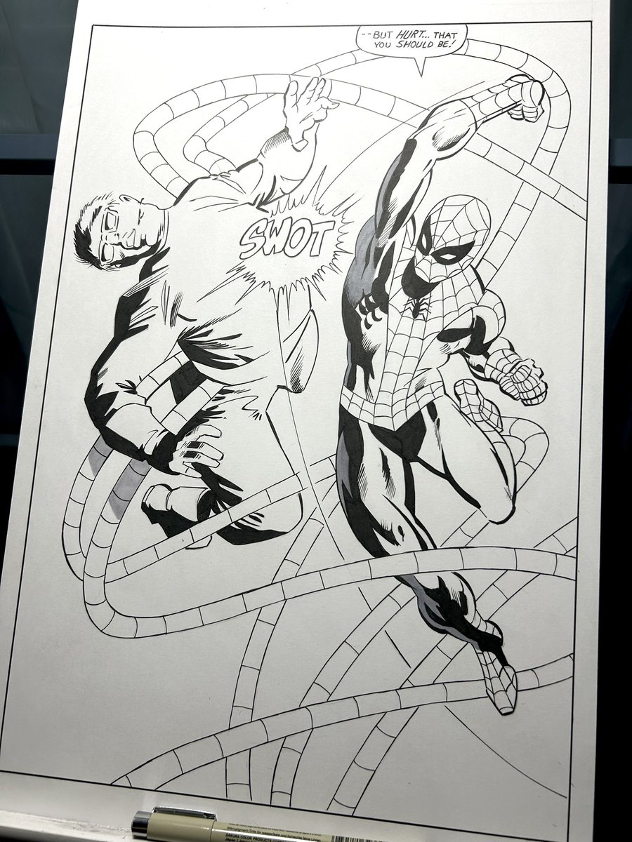 Amazing Spider-Man annual #15 splash page after Miller/Janson✍🏼🕸️🕷️