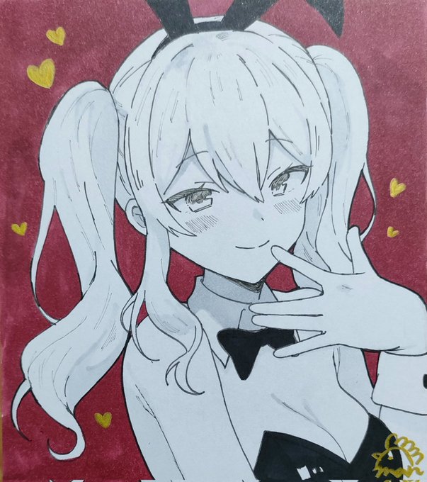 #艦これ版深夜の真剣お絵描き60分一本勝負 
#艦これ版真剣お絵描き60分一本勝負_20250420

鹿島バニー! 