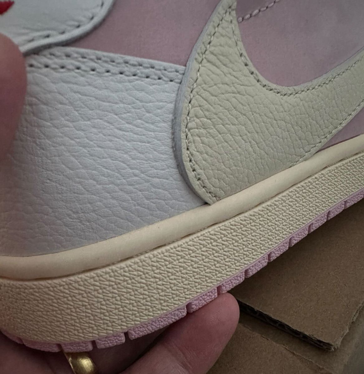 The Travis Scott x Air Jordan 1 Low “Shy Pink” will reportedly be seeing a future release 🌸