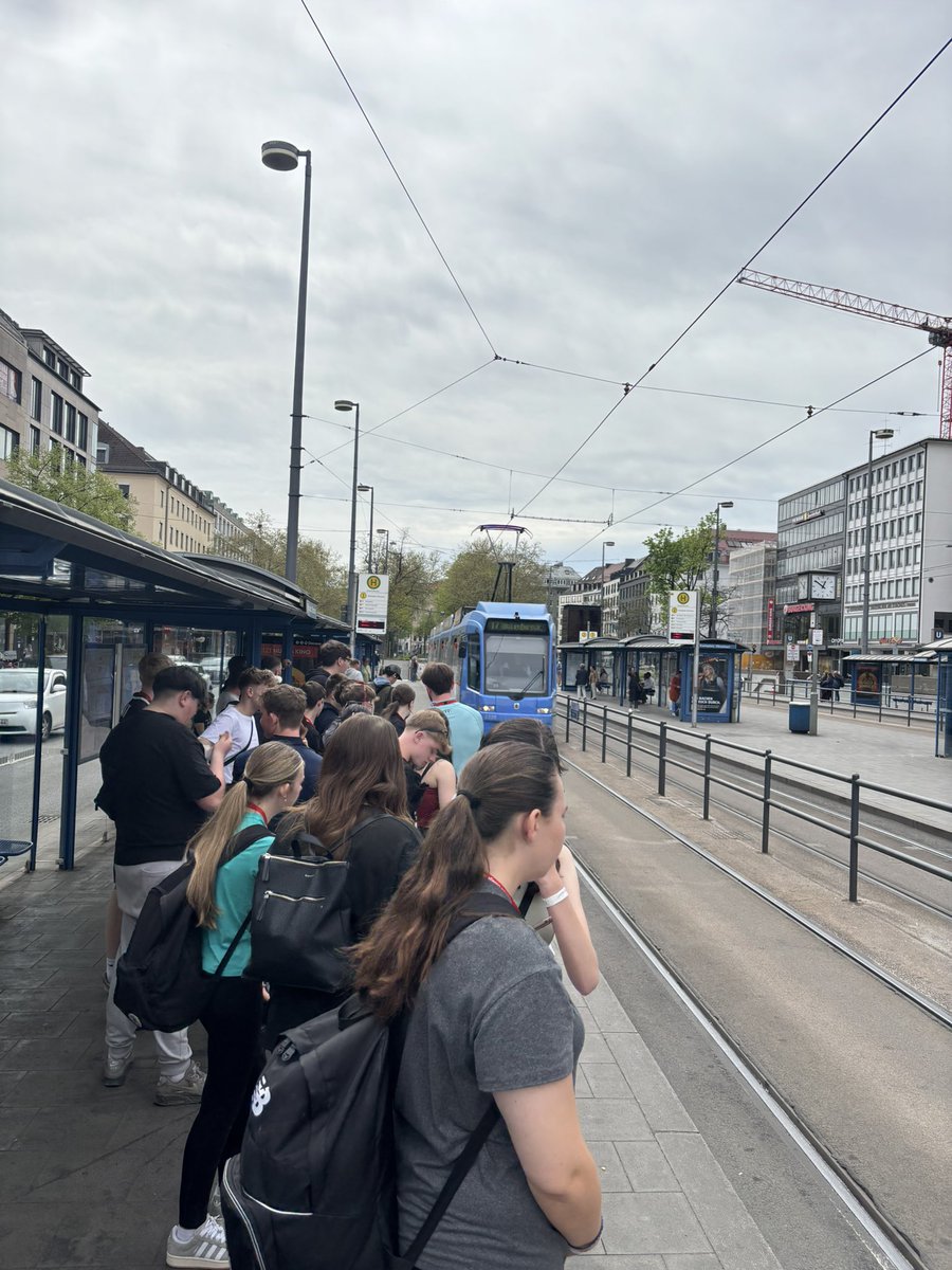HumanitiesNC's tweet photo. Tram ride and the the Jewish Museum #nortoncollegemunich https://t.co/B8Nya8tNfP