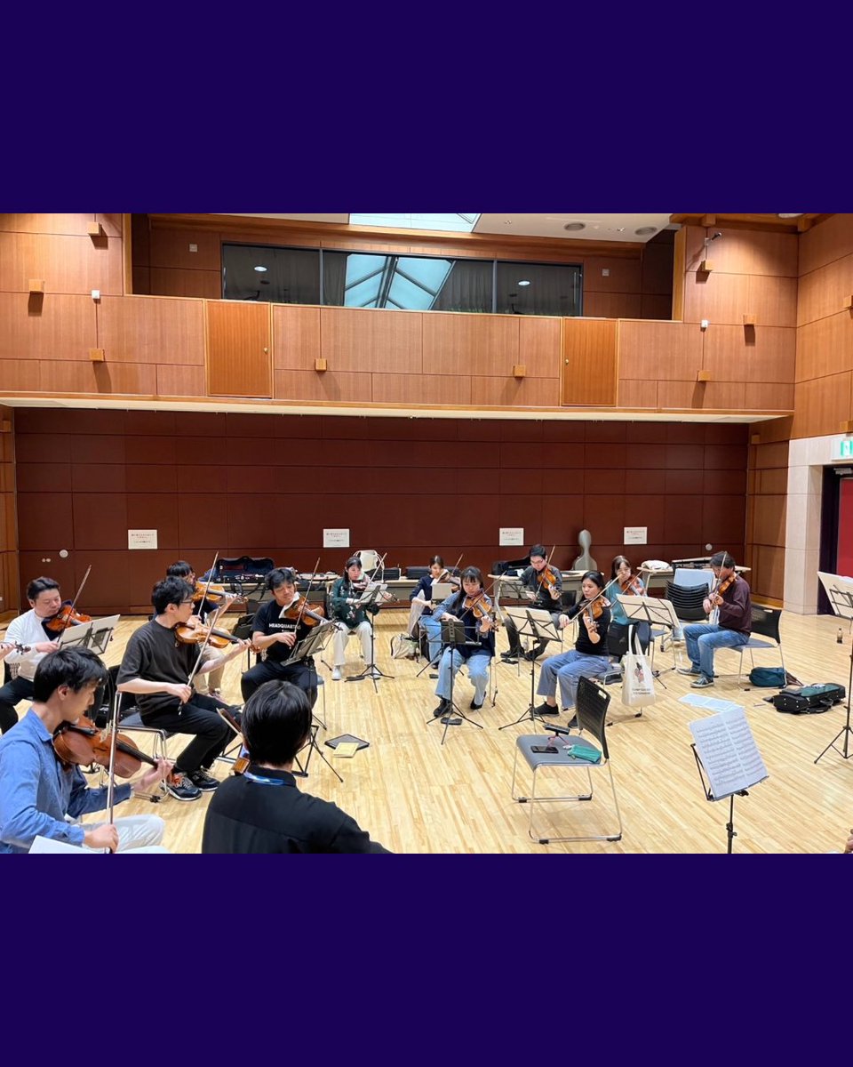 resonanzphil's tweet photo. 今日は弦楽器・管楽器に分かれて分奏を行いました。
5月3日の本番に向けて、いよいよ始動です！

📢 公演チケット販売中！
特別な演奏を、ぜひ会場でお楽しみください🎟
チケットの詳細はプロフィールのリンクをご覧ください！ https://t.co/HaFYJbCPnp