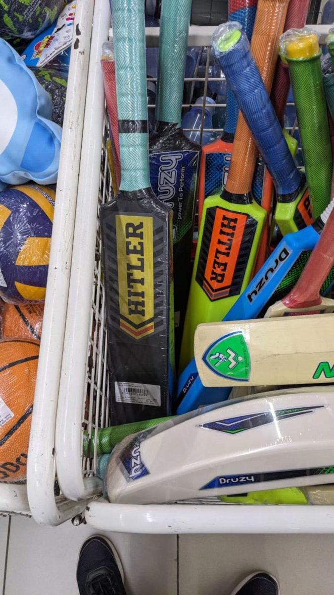 dravidamerican's tweet photo. In a sports shop in Coimbatore. https://t.co/bxHs1QVJSM