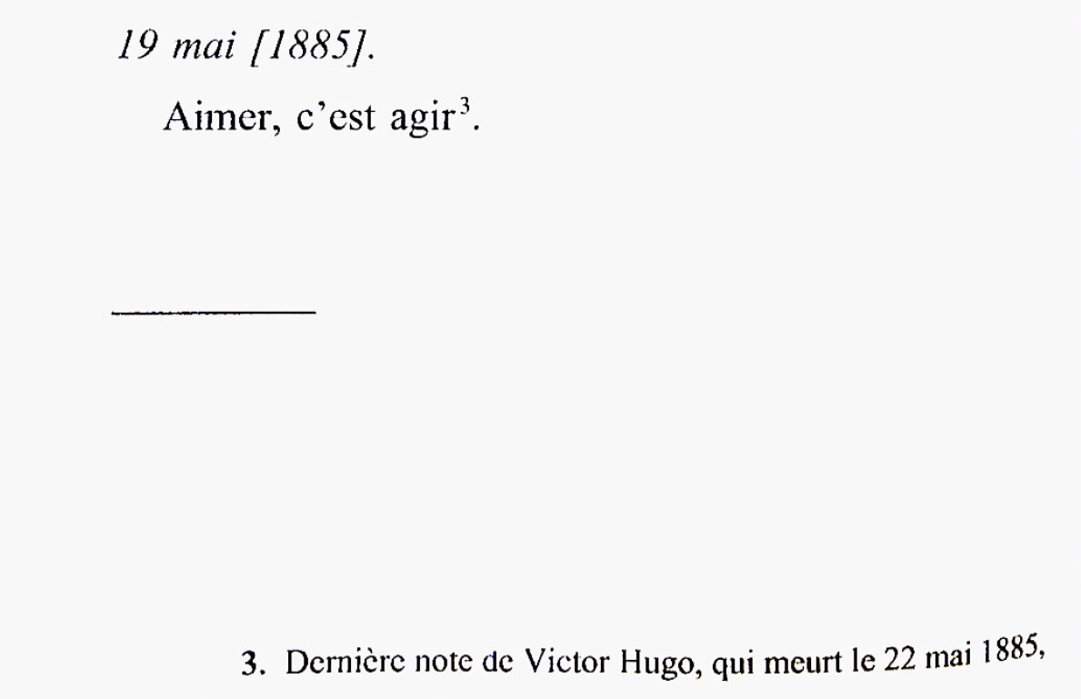 Choses vues (Victor Hugo, 1838).