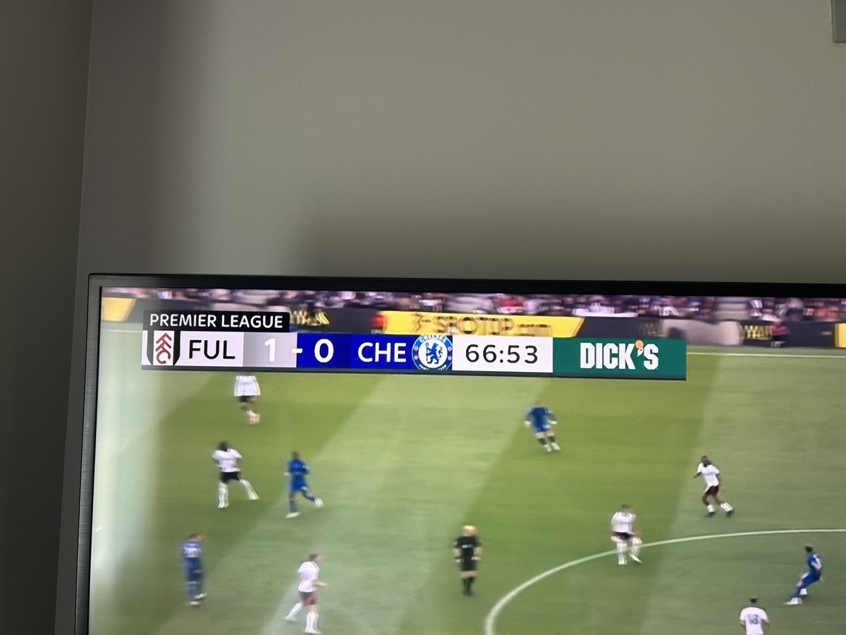skiwinder's tweet photo. @RestIsFootball The USA really showing what they think of Chelsea on tv. https://t.co/bBGEfIFtrk