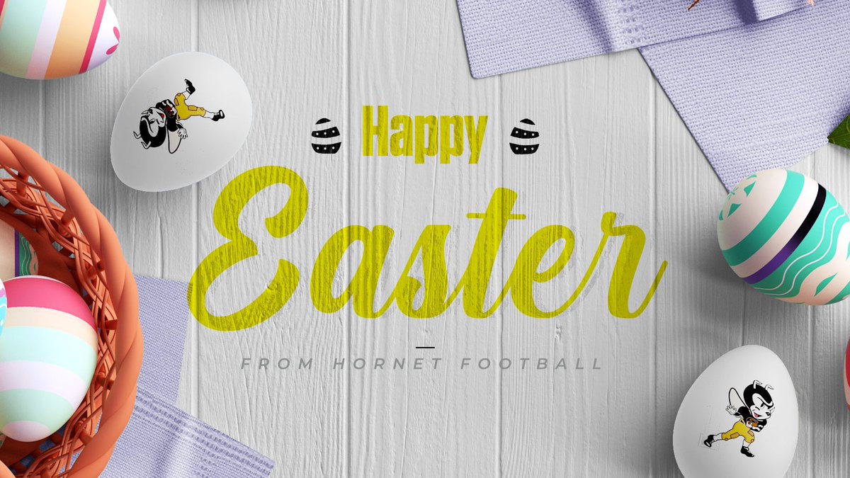 Happy Easter from Hornet Football 🐝