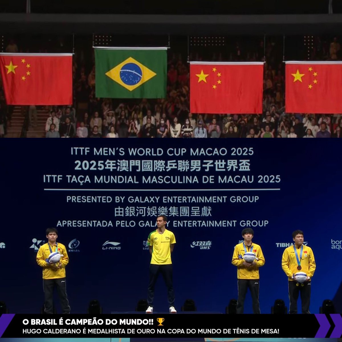 samengo_ofc's tweet photo. Hugo Calderano conseguiu ser campeão do mundo no Ping Pong em cima dos ASIÁTICOS

Em outros termos seria o equivalente a vencer os Estados Unidos de LeBron e Curry no basquete 

Histórico é pouco https://t.co/3EHCeGwaCS