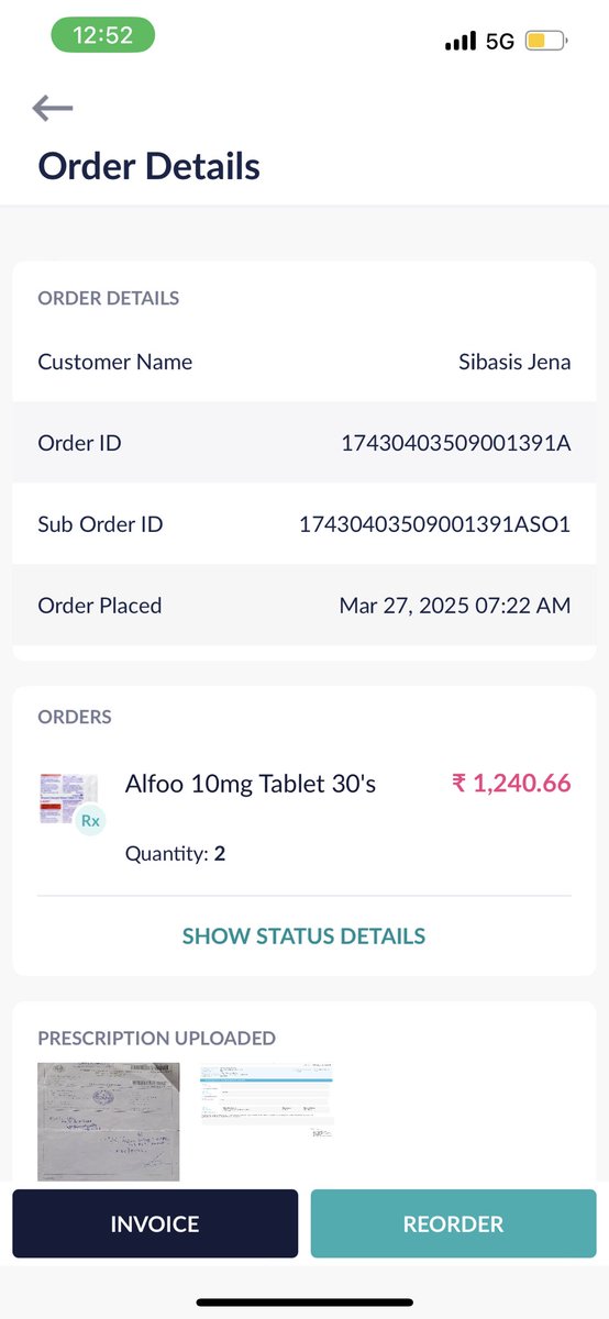 jsibasis's tweet photo. @NetMeds the payment is made an amount of 1259.66, you have sent the medicine with short expiry date. The refund is 1127.88. Why there is a deduction of 131.78? Please let me know https://t.co/saxXF5rRrC