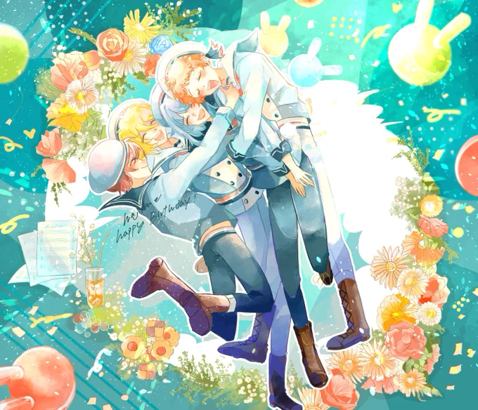 #100日ラビッツ day93 ぎゅうぎゅうのRa*bits