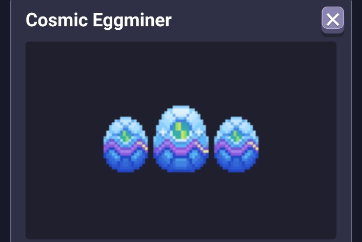 ErRockx's tweet photo. @rollercoin_com Cosmic eggminer https://t.co/PBJkPtYQDq