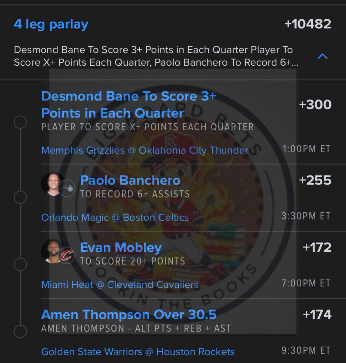SGP_Vick's tweet photo. Free Money!!!!!  💰💰💰💰

It’s been 1 WEEK since we hit our +26095 odded free money play!

Today is the first day I’m feeling as confident in a play. 

Can we repeat this???

Like + retweet https://t.co/Y1asIxOrTA