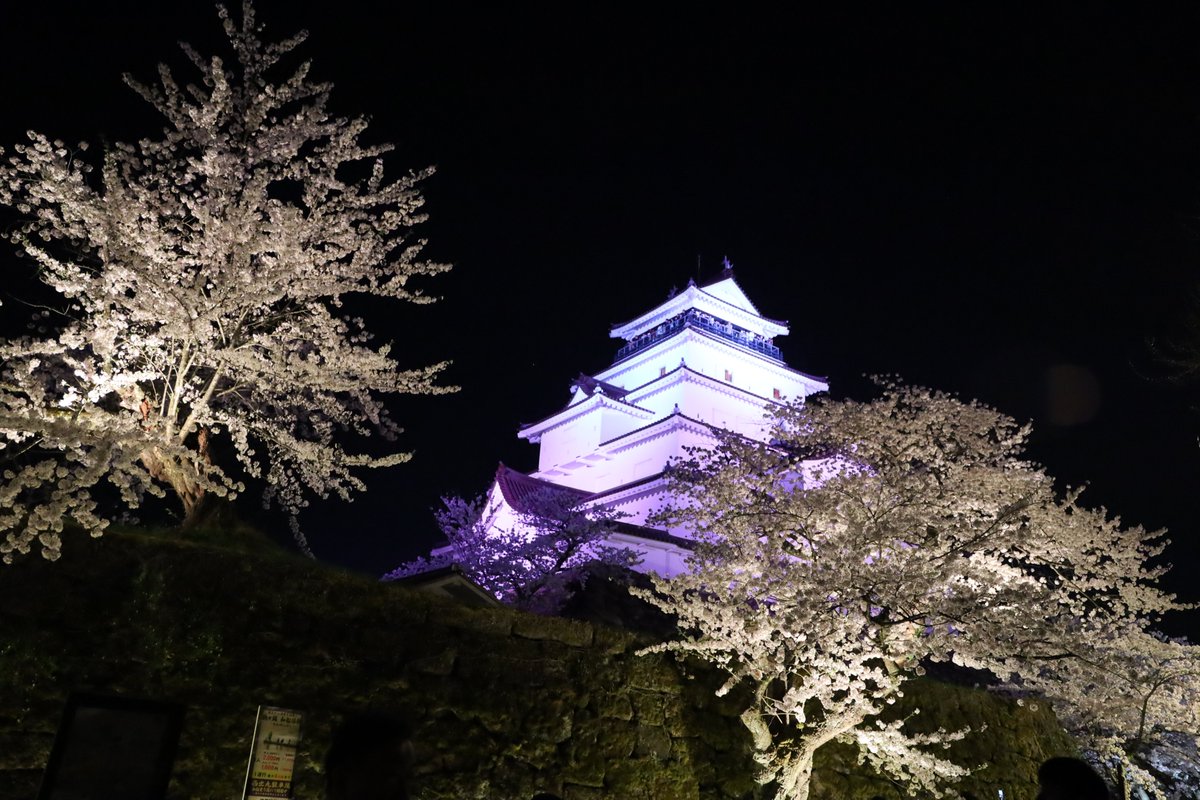 tetu1130tetu's tweet image. 会津若松から帰宅しました。昨日の会津若松城夜景は美しかった。