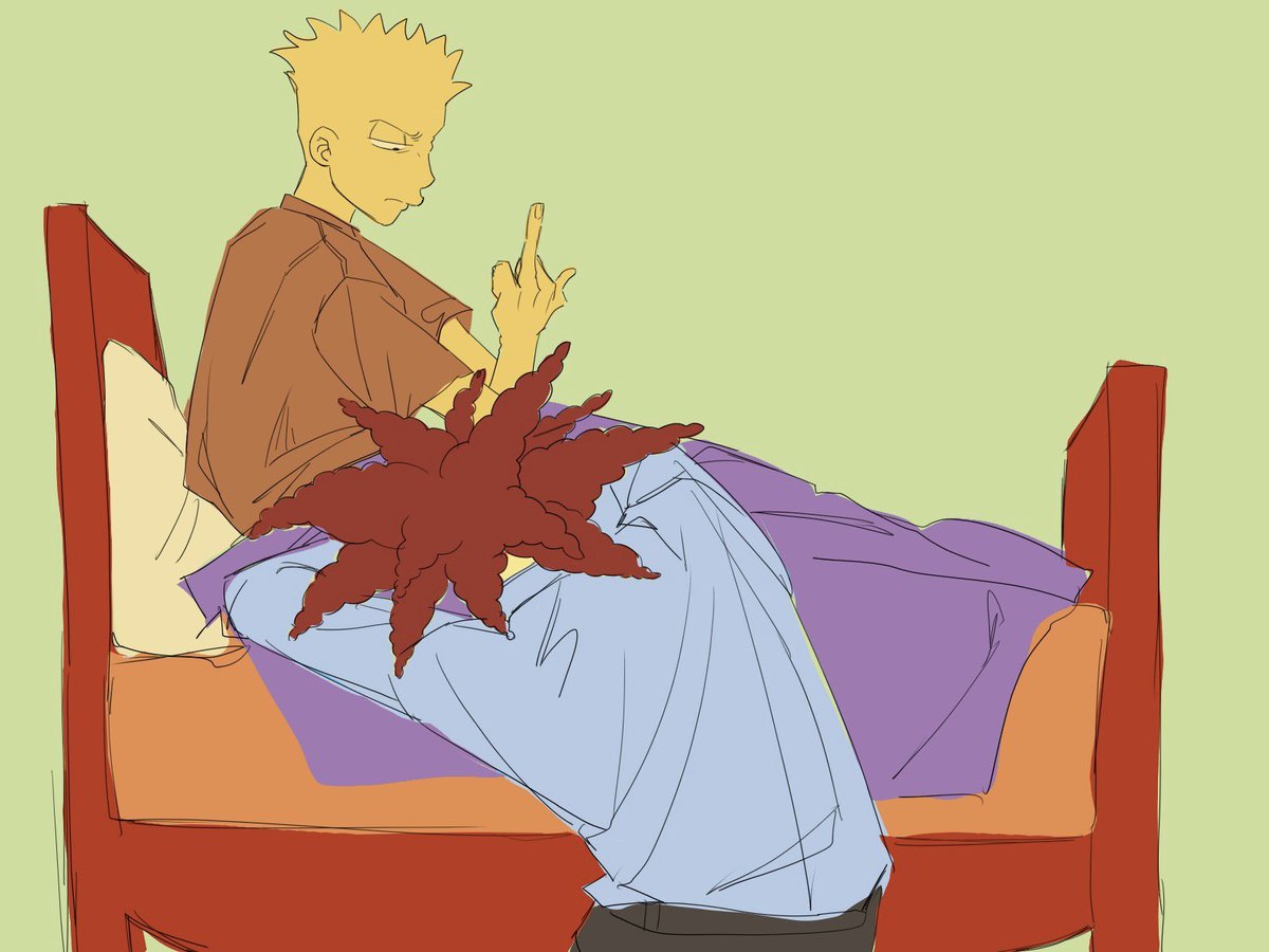 #TheSimpsons
🛹🖕🌴